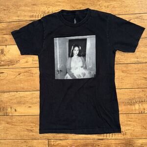 Lana Del Ray Photograph T-Shirt Black XS 16x24 Band Tee